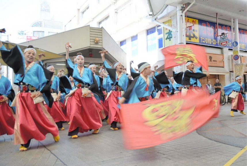 昨年の「ＹＯＳＡＫＯＩ高松祭り」