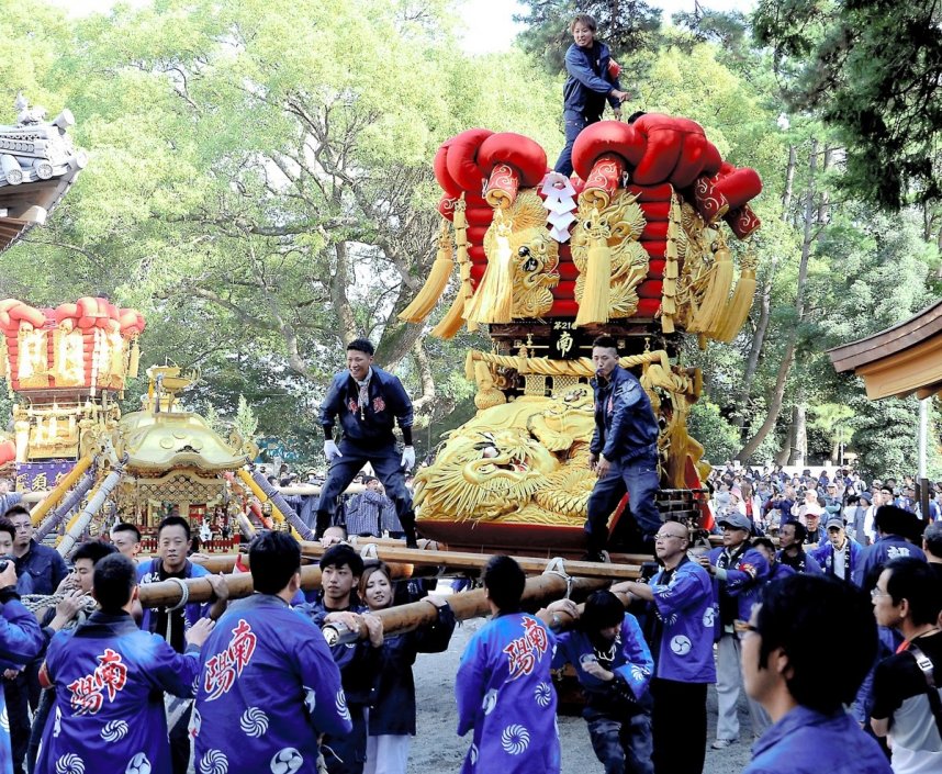 昨年の「さぬき豊浜ちょうさ祭」