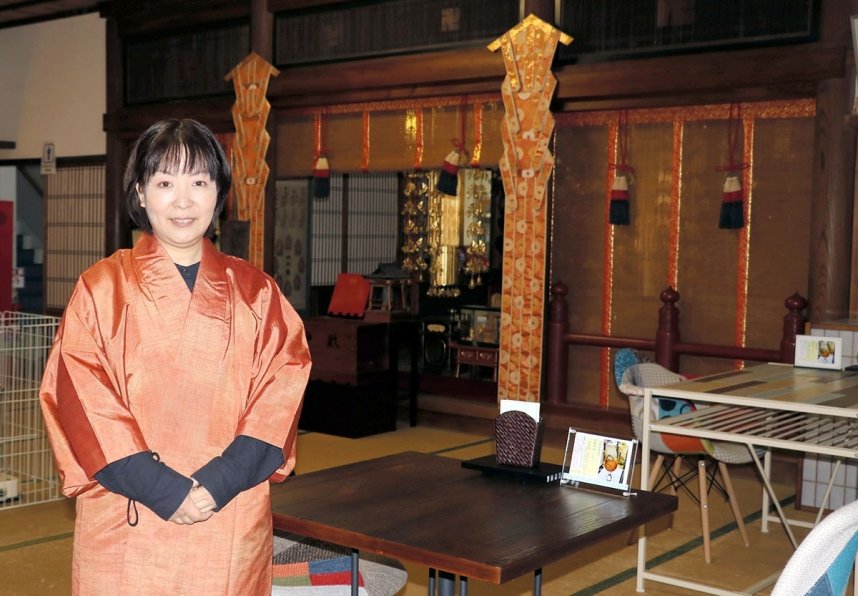 「心身とも健康になってほしい」と話す山崎住職＝香川県善通寺市金蔵寺町、徳善寺