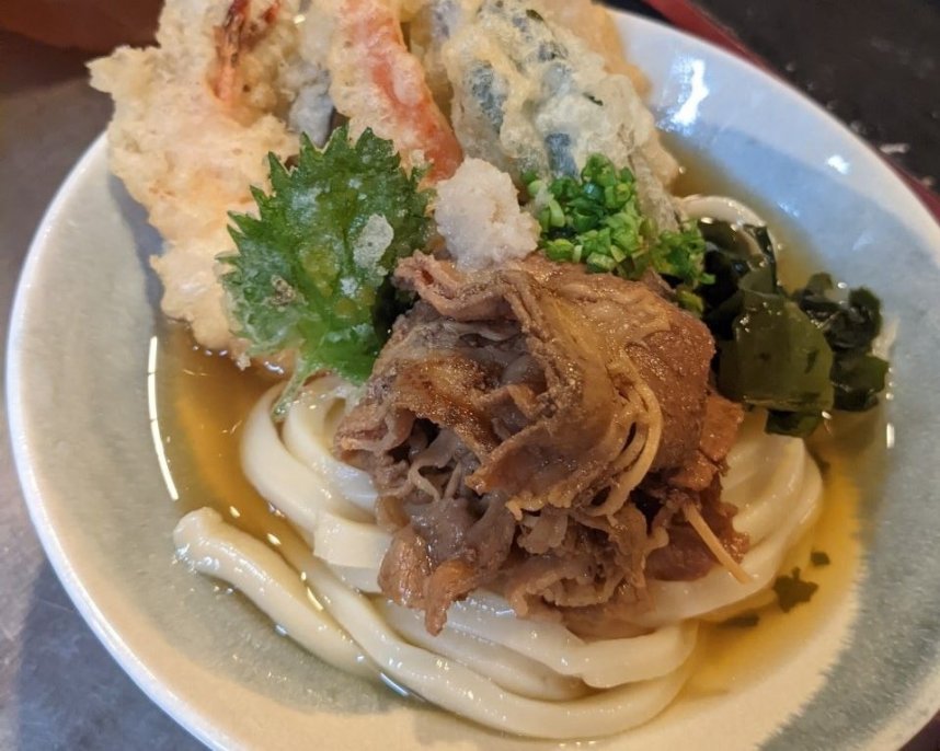 天ぷらうどん