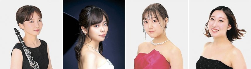 写真左から十河優花さん、水野由惟さん、松村典香さん、勝田琴美さん