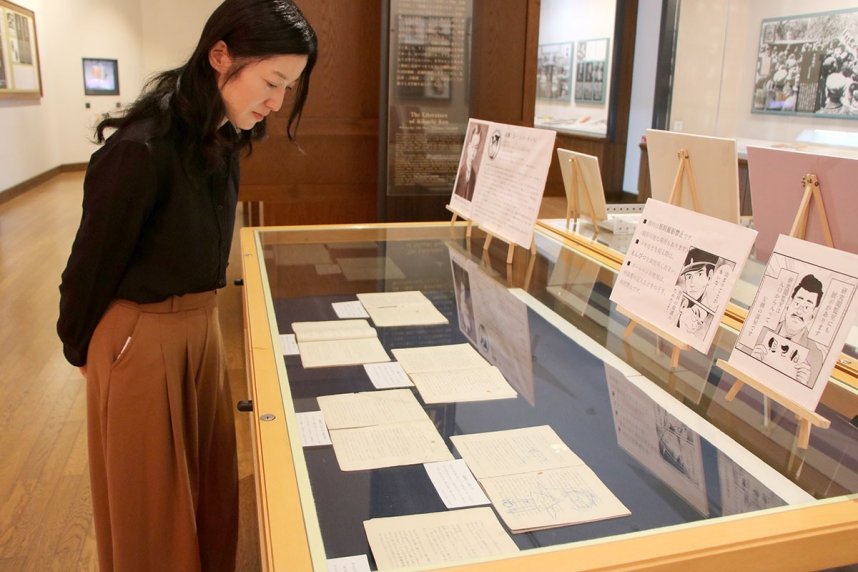 菊池寛や芥川龍之介ら５人の青春時代ににスポットを当てたコレクション展＝香川県高松市昭和町、菊池寛記念館