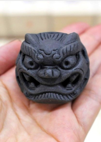 道の駅源平の里むれで販売している「鬼面玉」
