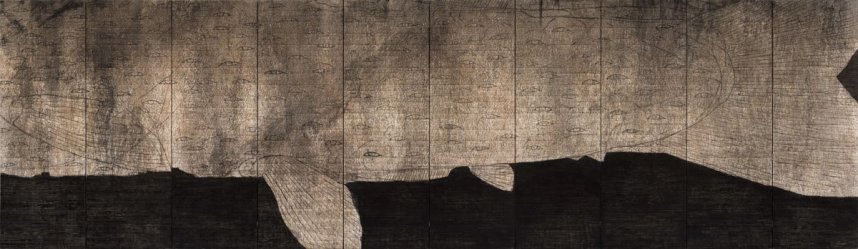 岡村桂三郎「百眼の魚　１８―１」