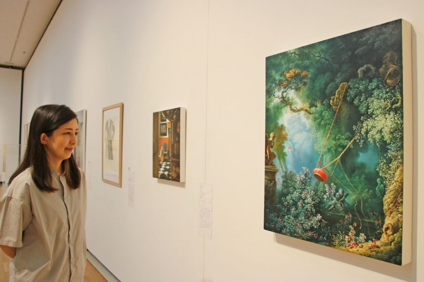 現代アートの多様さや歴史を伝える作品が並ぶコレクション展＝香川県高松市紺屋町、市美術館