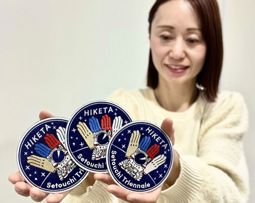 好評を受けてグッズ化したワッペン