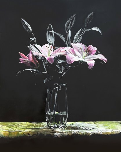 浜野暢子「鎮かな花　Ｔｒａｎｑｕｉｌ　ｆｌｏｗｅｒｓ」