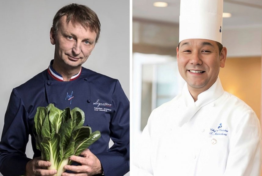 フレデリック・ジョノー氏（左）、松原勉氏（右）