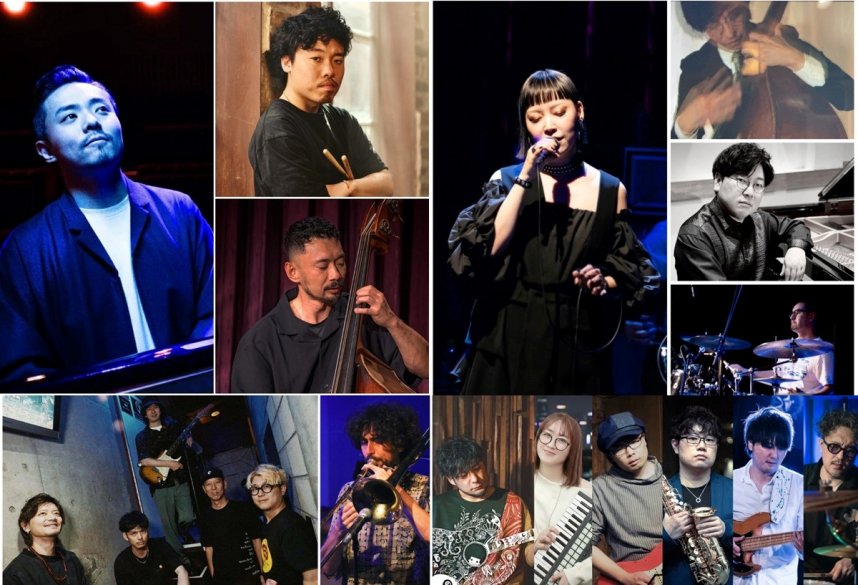 「高松ミュージックブルーフェス２０２６」のゲストミュージシャン（コラージュ）