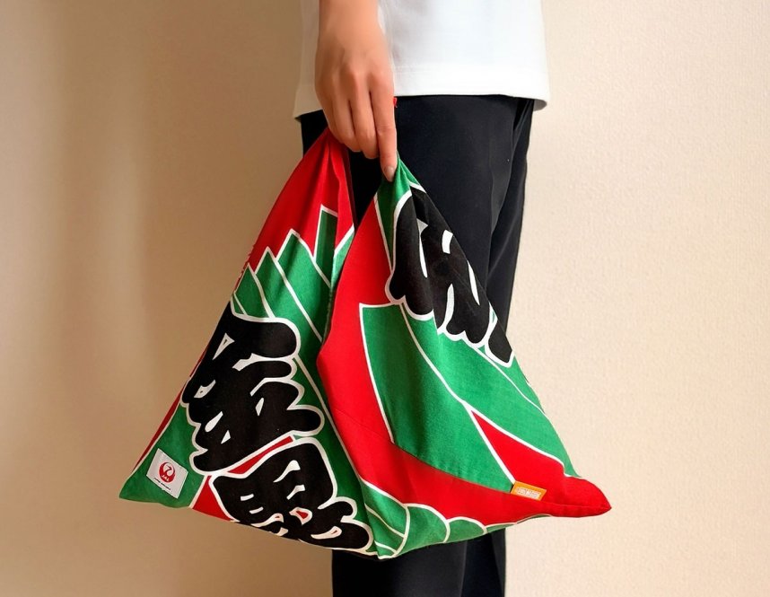 日航が「染匠　吉野屋」と共同企画したあずま袋