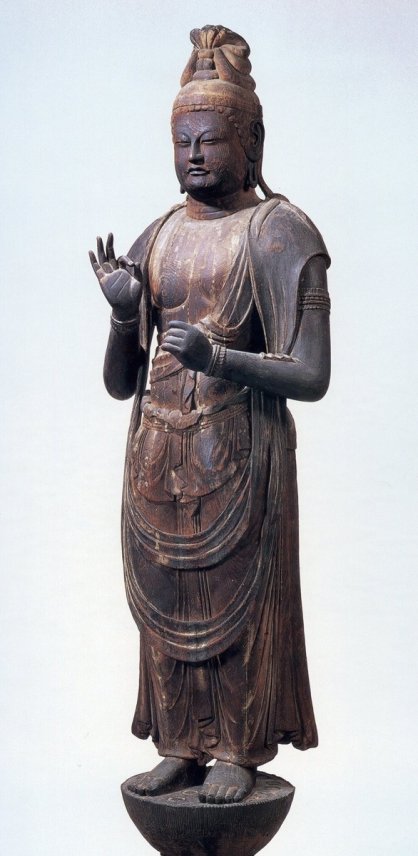 正花寺が所蔵する「木造菩薩立像」（資料）