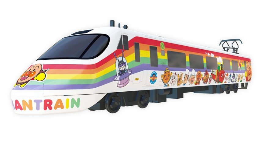 リニューアルする「予讃線８０００系アンパンマン列車」のイメージ（ＪＲ四国提供）